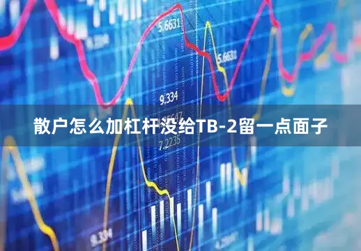 散户怎么加杠杆没给TB-2留一点面子